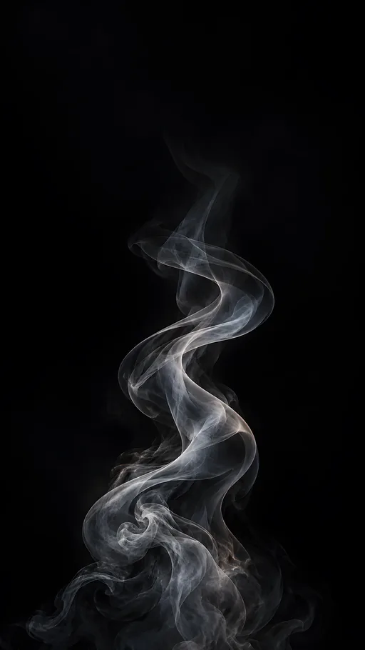 Charcoal Smoke Ribbon — Abstract wallpaper