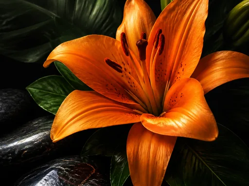 Rich Saturated Flowers Arranged Against Near-black — Flowers & Plants wallpaper