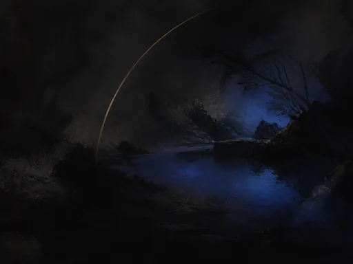 Wide Charcoal Field Interrupted By A — Dark & Moody Galaxy Fold wallpaper
