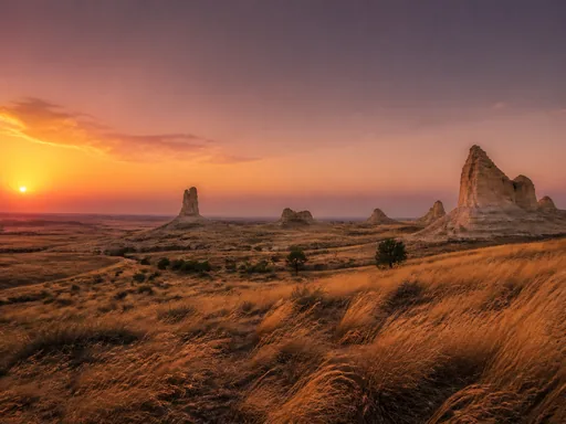 Rolling Desert Plain — Nature & Landscapes Galaxy Fold wallpaper
