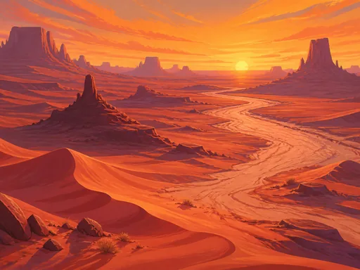 Broad Desert Basin — Nature & Landscapes Galaxy Fold wallpaper