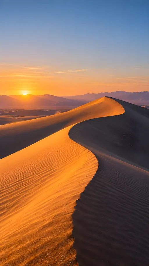 Golden Dune at Sunrise — Nature & Landscapes wallpaper