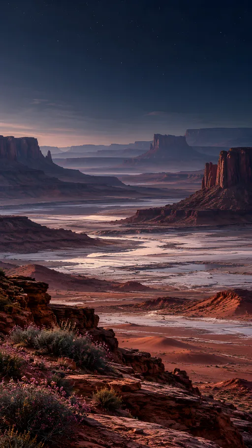 Rose Desert Mesas — Nature & Landscapes wallpaper
