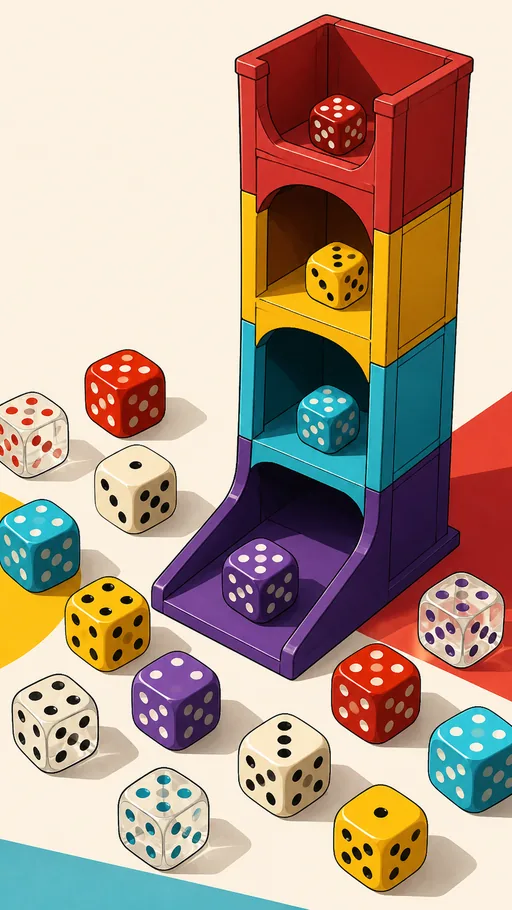 Tall 2D Illustrated Scene — Objects & Still Life wallpaper