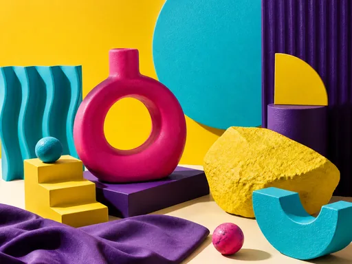 Joyful High-energy Composition — Minimal & Color wallpaper