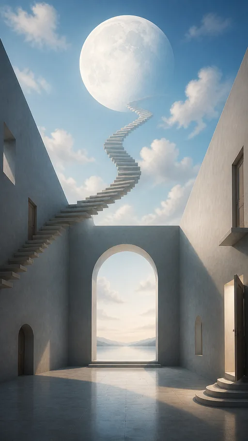 Familiar But Impossible Dream Environment — Fantasy wallpaper