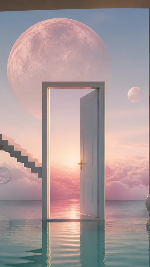 Familiar But Impossible Dream Environment — Fantasy wallpaper