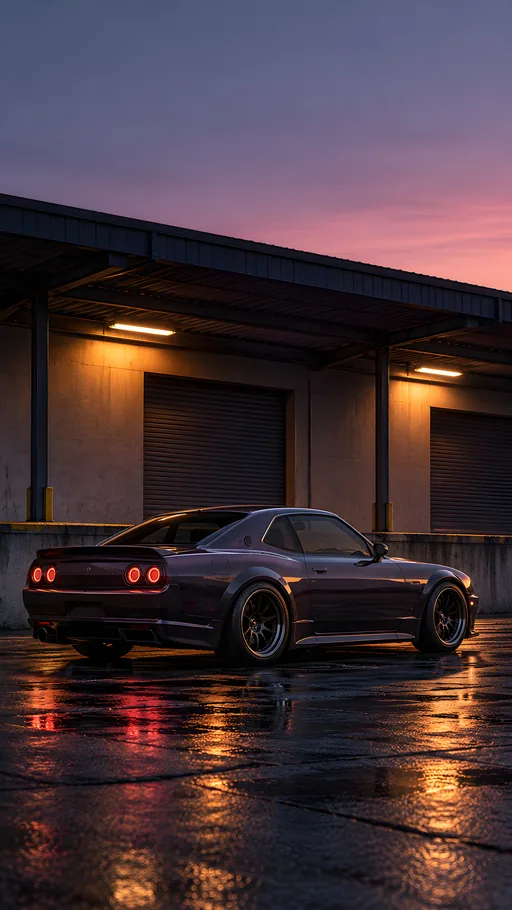 Coupe Under the Loading Canopy — Cars & Vehicles phone wallpaper