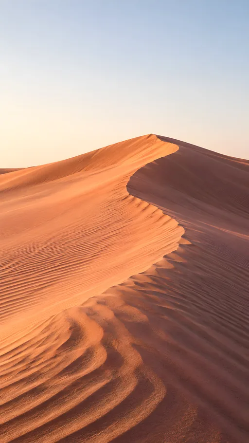 Scalloped Dune Ridge — Nature & Landscapes wallpaper