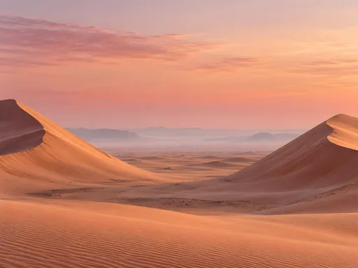 Dune Shoulders in the Haze — Nature & Landscapes wallpaper