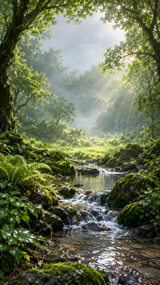 Forest Clearing After Rain — Nature & Landscapes wallpaper