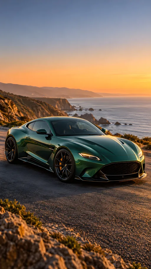 Long-Tail Coupe on the Coast — Cars & Vehicles phone wallpaper