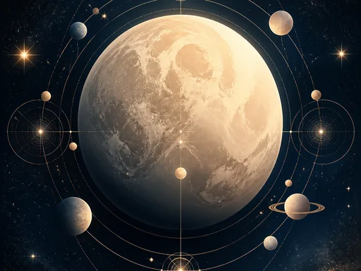 Decorative Imaginative Celestial Composition — Space wallpaper