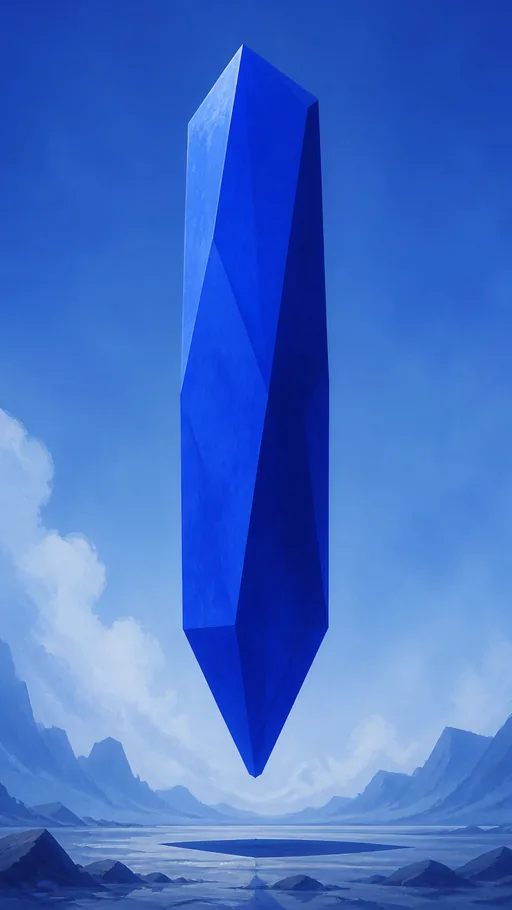 Tall 2D Animated Interpretation — Abstract wallpaper