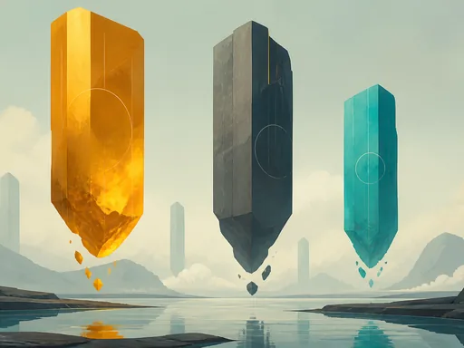 Wide 2D Animated Scene — Abstract Galaxy Fold wallpaper