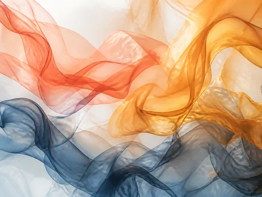 Translucent Ribbons — Abstract Galaxy Fold wallpaper