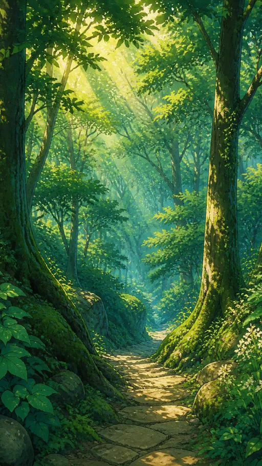 Tall Enchanted Woodland — Nature & Landscapes wallpaper