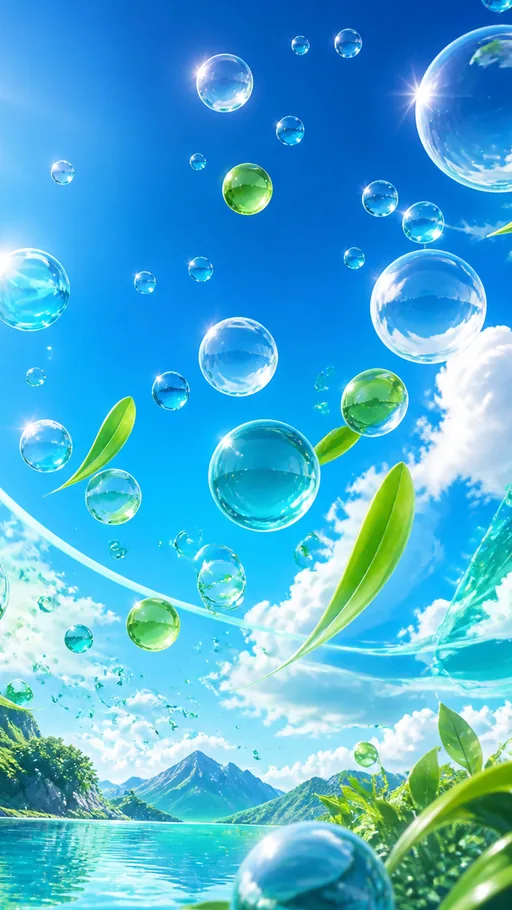 Bright Optimistic Digital-world Artwork — Technology wallpaper