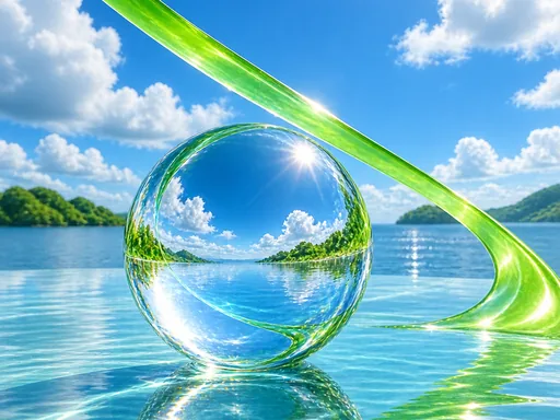 Bright Optimistic Digital-world Artwork — Technology wallpaper