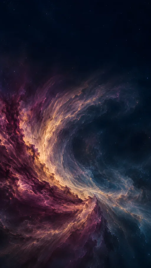 Dust Fan in Calm Space — Space wallpaper