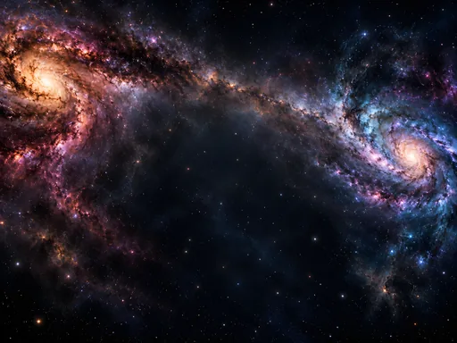 Galactic Arc — Space wallpaper