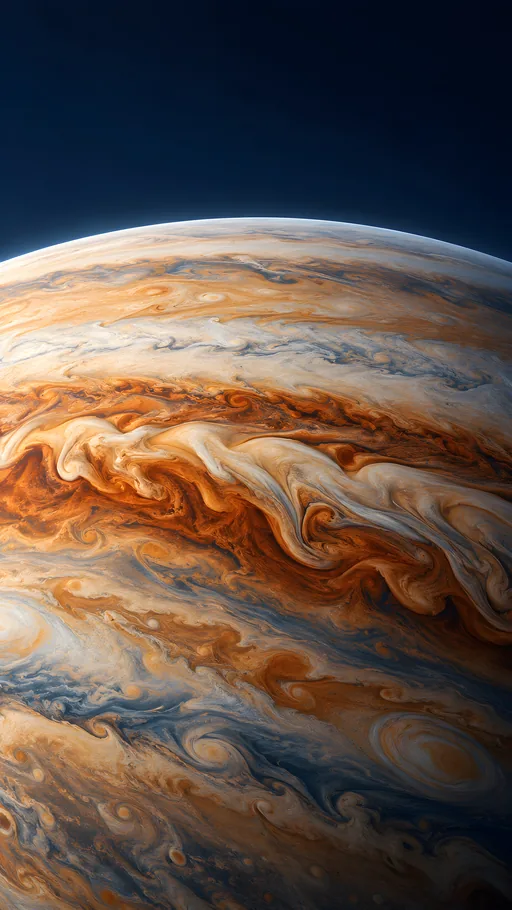 Gas Giant Storm Belt — Space wallpaper