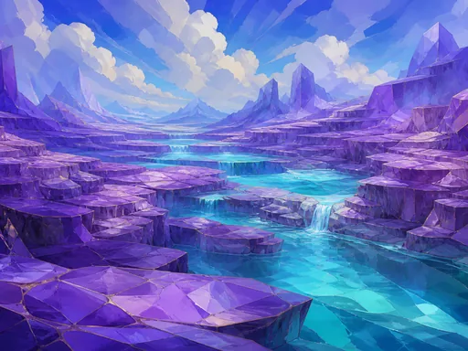 Wide Anime Environment — Fantasy Galaxy Fold wallpaper