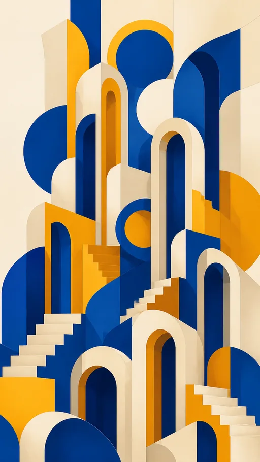 Tall Arrangement — Abstract wallpaper