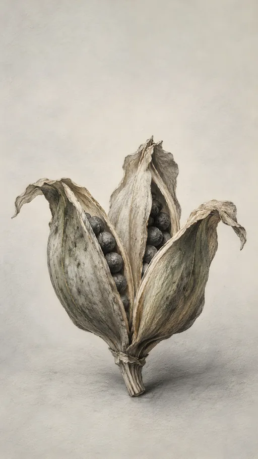 Dried Iris Capsule — Flowers & Plants wallpaper