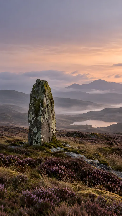 Standing Stone in the Highlands — Nature & Landscapes wallpaper
