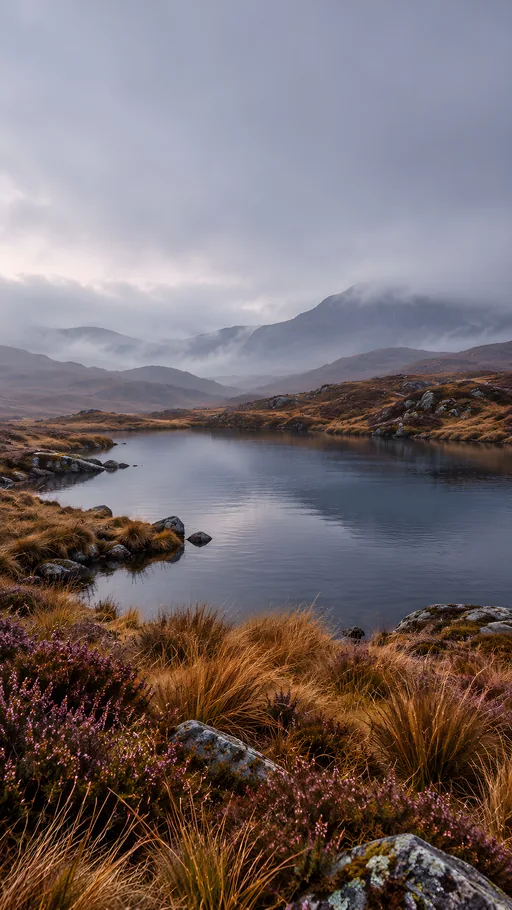 Rain-Dark Lochan — Nature & Landscapes wallpaper