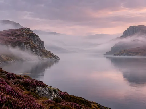 Heather Headlands and Valley Mist — Nature & Landscapes wallpaper