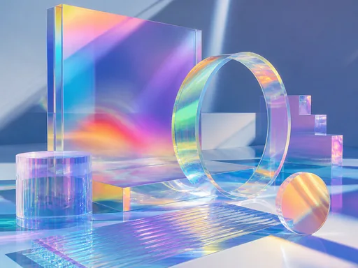 Iridescent Translucent Plastic Holographic Surfaces And — Technology wallpaper