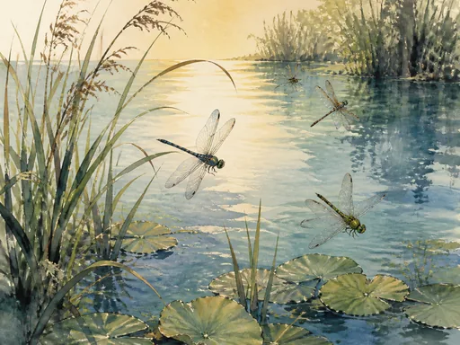 Wide Pond-edge Scene — Animals & Wildlife Galaxy Fold wallpaper