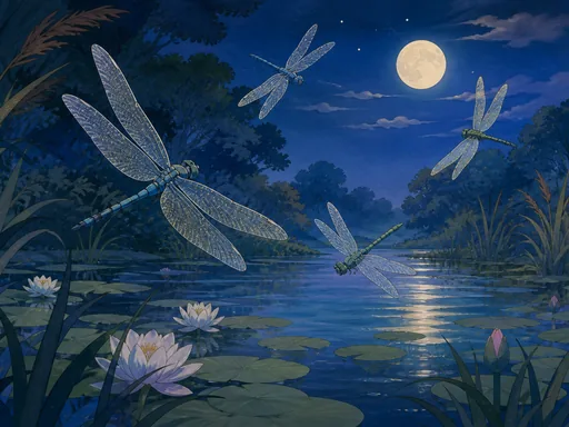Wide Hand-drawn Animation Scene — Animals & Wildlife Galaxy Fold wallpaper