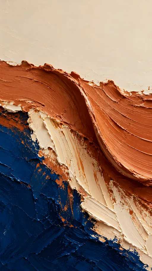 Terracotta Paint Fold — Art & Illustration wallpaper