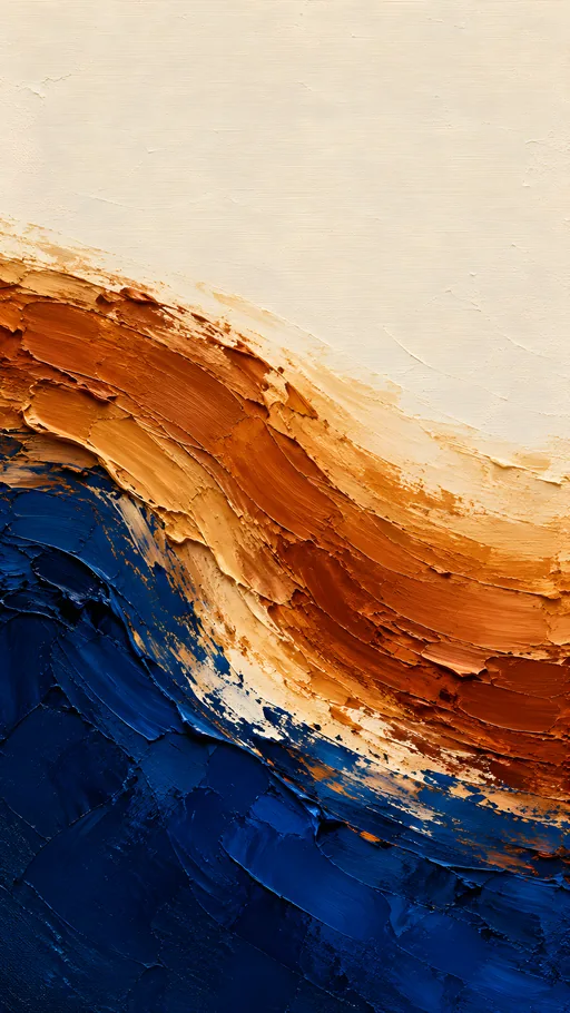 Ochre Swath on Canvas — Art & Illustration wallpaper