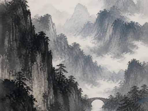 Broad Ink Cliffs — Nature & Landscapes Galaxy Fold wallpaper