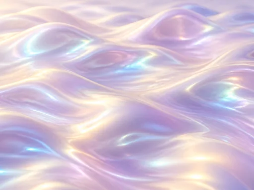 Broad Rippled Iridescent Surface Shaped Into — Abstract Galaxy Fold wallpaper