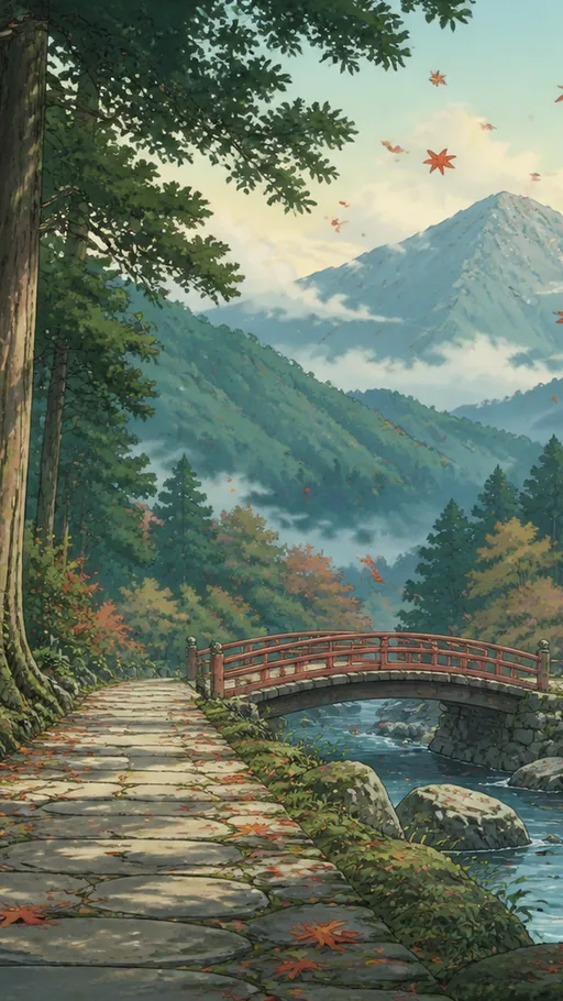 Serene Cedar Path — Nature & Landscapes wallpaper