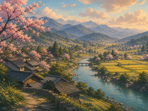 Broad Rural Valley — Nature & Landscapes Galaxy Fold wallpaper