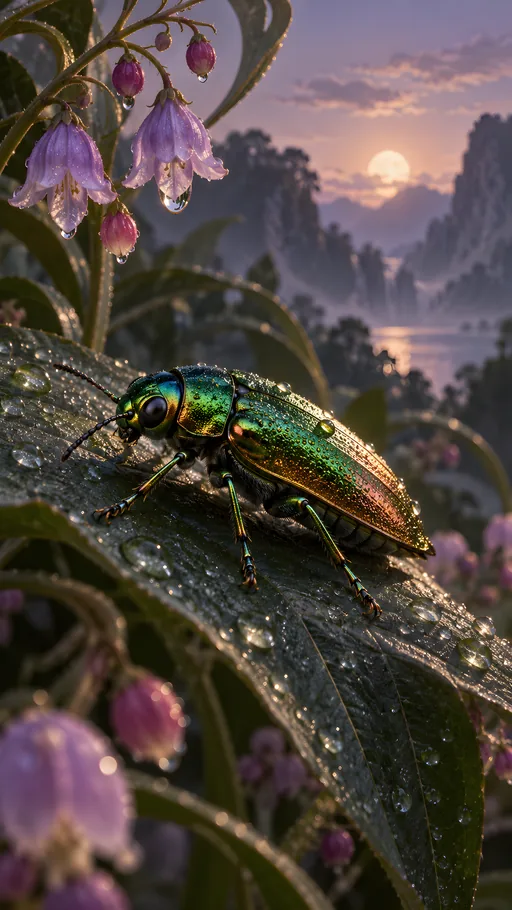Emerald Jewel Beetle — Animals & Wildlife wallpaper