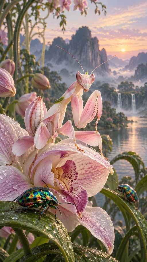 Orchid Mantis — Animals & Wildlife wallpaper