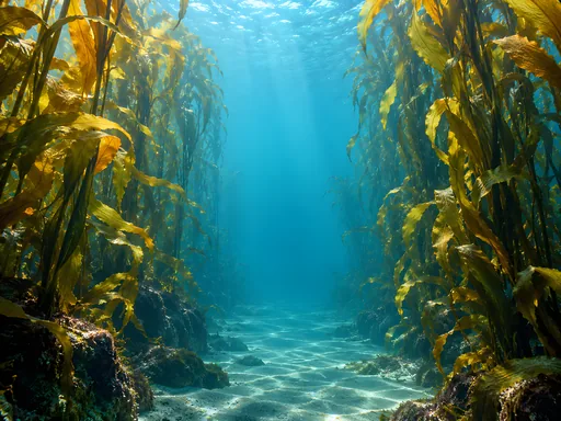 Kelp Curtains Underwater — Nature & Landscapes wallpaper