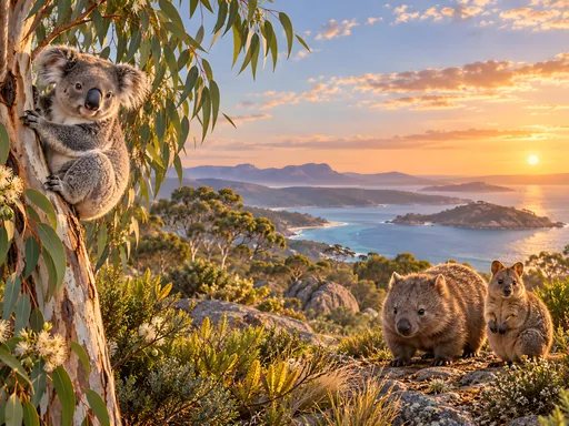Koala, Wombat and Quokka Clearing — Animals & Wildlife wallpaper