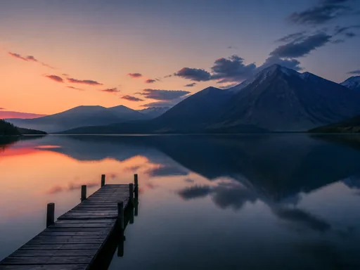 Still Lake — Nature & Landscapes Galaxy Fold wallpaper