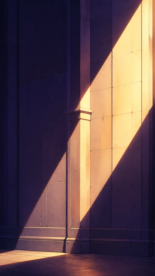 Tall Architectural Wall Divided By A — Abstract wallpaper