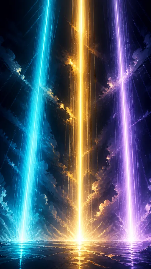 Tall Beams — Abstract wallpaper