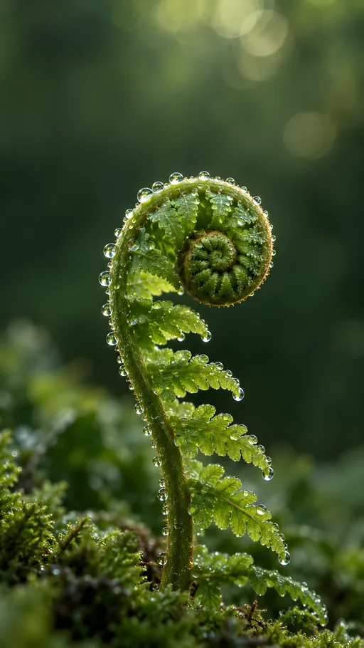 Unfurling Fern Frond — Flowers & Plants wallpaper
