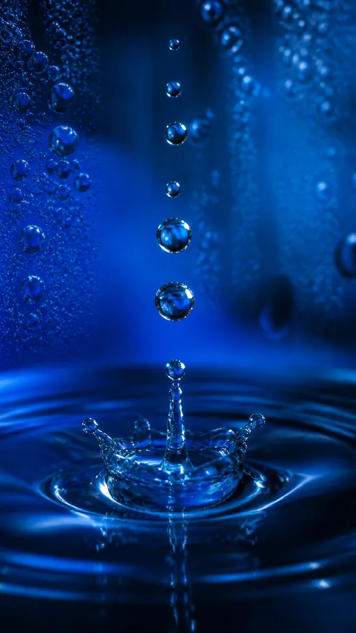 Extreme Close-up Water Study — Nature & Landscapes wallpaper